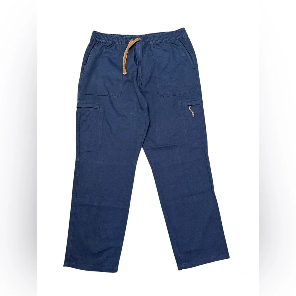 The North Face Blue Pull On Drawstring Cargo Pants Men’s Size Large